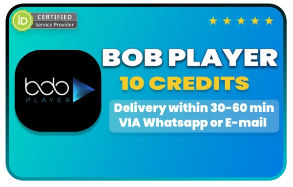 bob player panel activation 10 credits